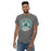Man wearing Reagan High School Rattlers Dark Grey Classic Unisex T-shirt 220