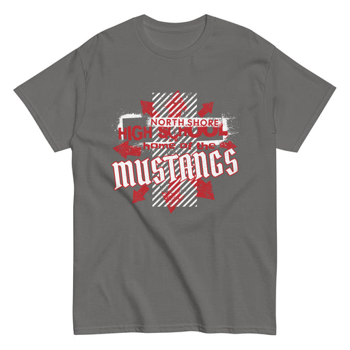 North Shore High School Mustangs Dark Grey Classic Unisex T-shirt 210