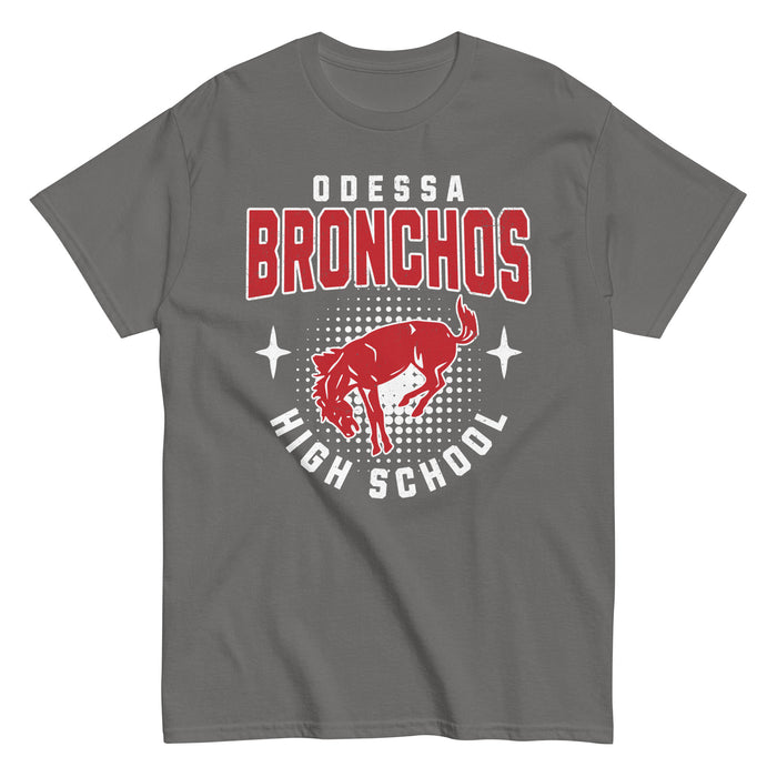 Odessa High School Bronchos Dark Grey Classic Unisex T-shirt 204