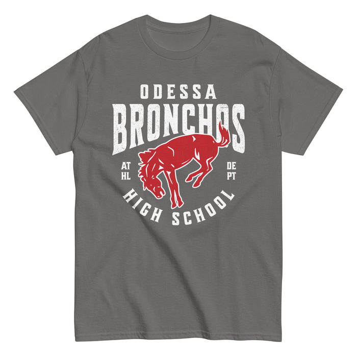 Odessa High School Bronchos Dark Grey Classic Unisex T-shirt 213