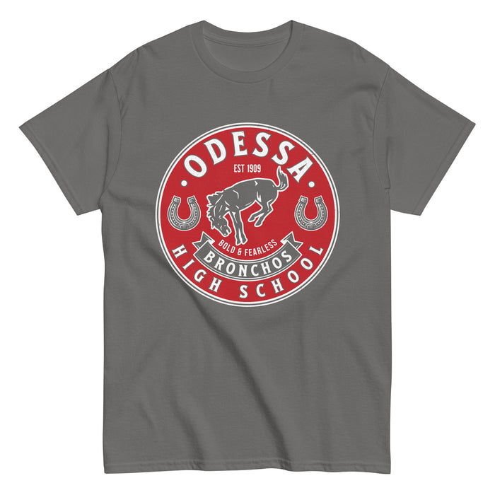 Odessa High School Bronchos Dark Grey Classic Unisex T-shirt 215