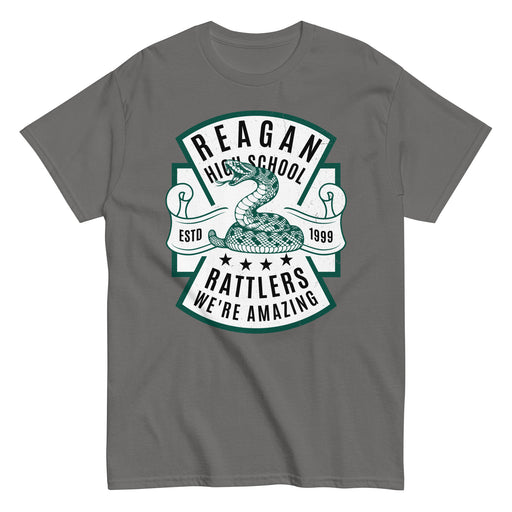 Reagan High School Rattlers Dark Grey Classic Unisex T-shirt 207