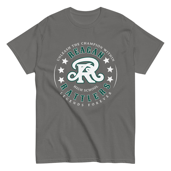 Reagan High School Rattlers Dark Grey Classic Unisex T-shirt 214