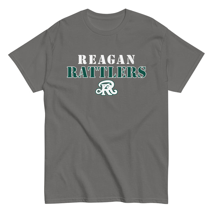 Reagan High School Rattlers Dark Grey Classic Unisex T-shirt 222