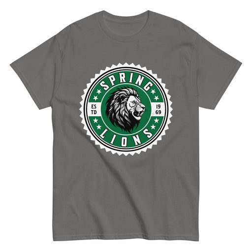 Spring High School Lions Dark Grey Classic Unisex T-shirt 203