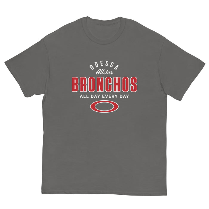 Odessa High School Bronchos Dark Grey Classic Unisex T-shirt 040