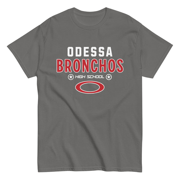 Odessa High School Bronchos Dark Grey Classic Unisex T-shirt 003