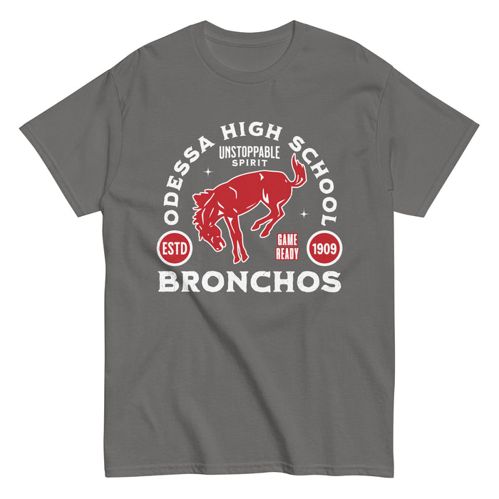 Odessa High School Bronchos Dark Grey Classic Unisex T-shirt 208