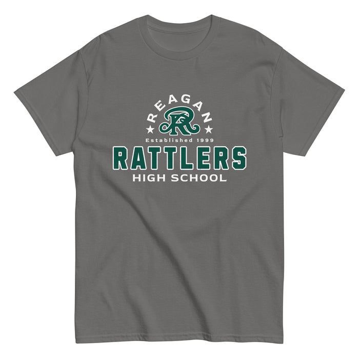 Reagan High School Rattlers Dark Grey Classic Unisex T-shirt 222