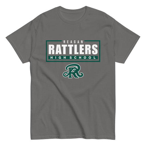 Reagan High School Rattlers Dark Grey Classic Unisex T-shirt 049