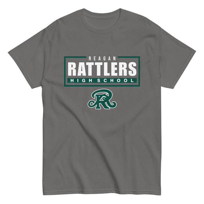 Reagan High School Rattlers Dark Grey Classic Unisex T-shirt 049