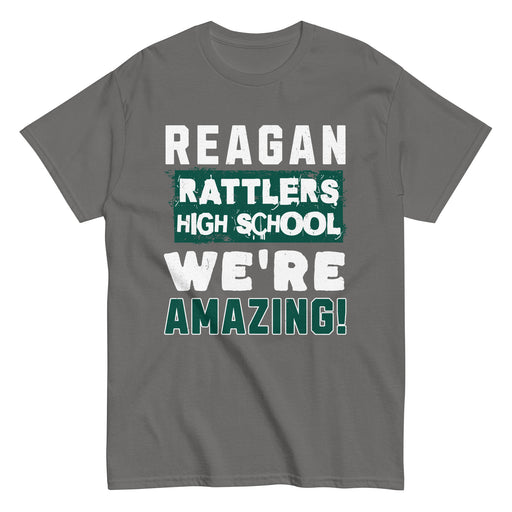 Reagan High School Rattlers Dark Grey Classic Unisex T-shirt 231