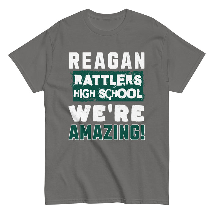 Reagan High School Rattlers Dark Grey Classic Unisex T-shirt 231