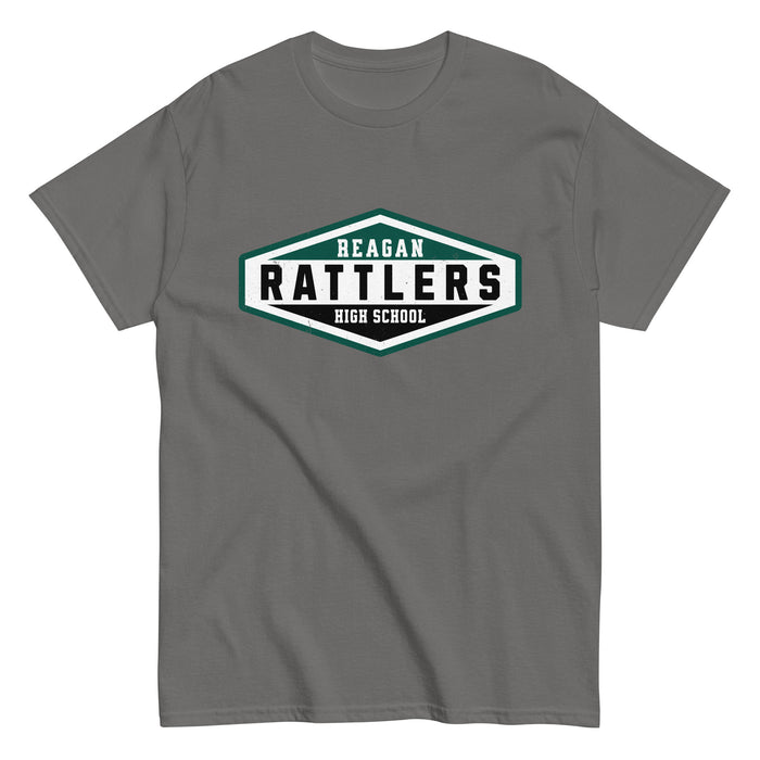 Reagan High School Rattlers Dark Grey Classic Unisex T-shirt 009