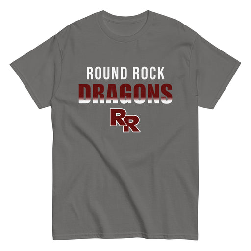 Round Rock High School Dragons Dark Grey Classic Unisex T-shirt 024