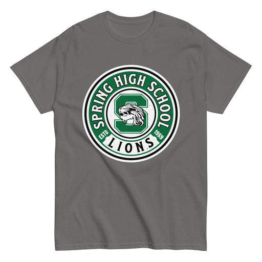 Spring High School Lions Dark Grey Classic Unisex T-shirt 220