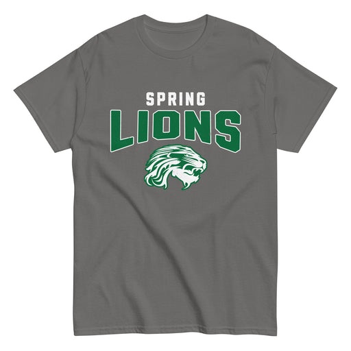 Spring High School Lions Dark Grey Classic Unisex T-shirt 234