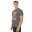 Side view of North Shore High School Mustangs Dark Grey Classic Unisex T-shirt 207