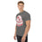 Side view of North Shore High School Mustangs Dark Grey Classic Unisex T-shirt 219