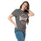 Woman wearing Odessa High School Bronchos Dark Grey Classic Unisex T-shirt 218