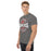 Side view of Odessa High School Bronchos Dark Grey Classic Unisex T-shirt 218