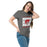 Woman wearing Odessa High School Bronchos Dark Grey Classic Unisex T-shirt 223