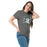 Woman wearing Reagan High School Rattlers Dark Grey Classic Unisex T-shirt 214