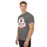 Side view of Round Rock High School Dragons Dark Grey Classic Unisex T-shirt 219