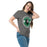 Woman wearing Spring High School Lions Dark Grey Classic Unisex T-shirt 203