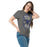 Woman wearing Dekaney High School Wildcats Charcoal Grey Classic Unisex T-shirt 207