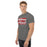 Man wearing North Shore High School Mustangs Dark Grey Classic Unisex T-shirt 098