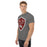 Man wearing Round Rock High School Dragons Dark Grey Classic Unisex T-shirt 225