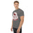 Man wearing Round Rock High School Dragons Dark Grey Classic Unisex T-shirt 219