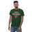 Front view of The Woodlands High School Highlanders Forest Green Classic Unisex T-shirt 040