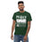 Front view of Man wearing Reagan High School Rattlers Forest Green Classic Unisex T-shirt 240