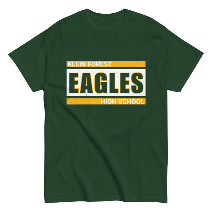 Klein Forest High School Golden Eagles Classic Unisex Forest Green T-shirt 098