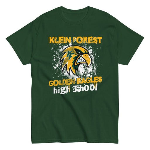 Klein Forest High School Golden Eagles Classic Unisex Forest Green T-shirt 205