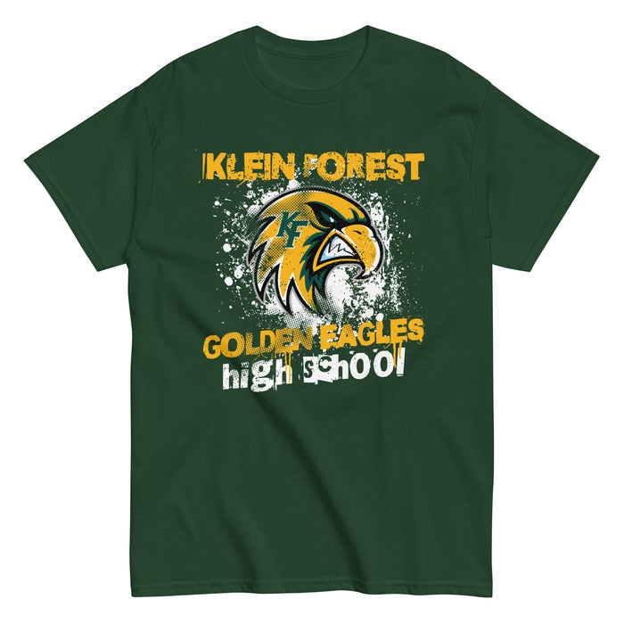 Klein Forest High School Golden Eagles Classic Unisex Forest Green T-shirt 205