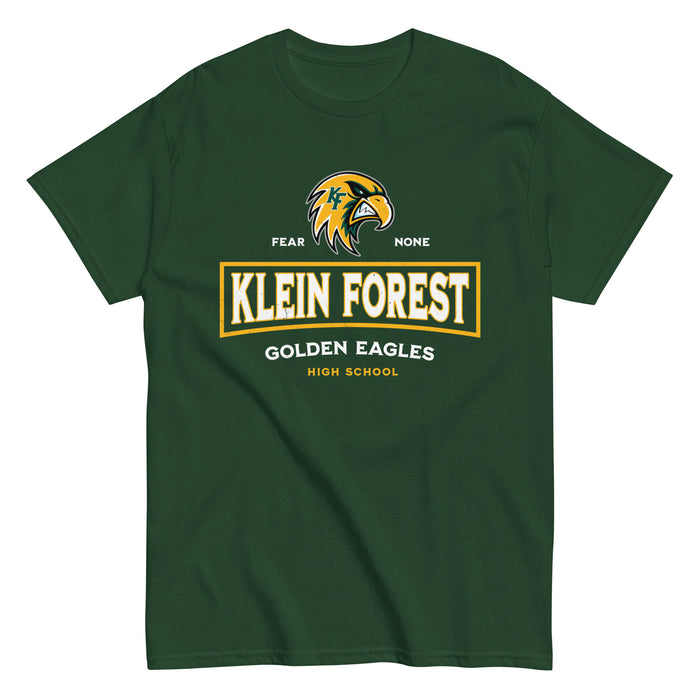 Klein Forest High School Golden Eagles Classic Unisex Forest Green T-shirt 202