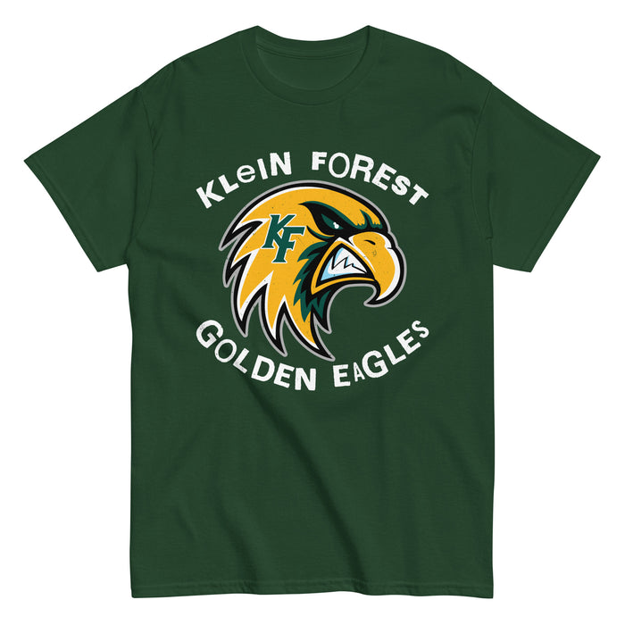 Klein Forest High School Golden Eagles Classic Unisex Forest Green T-shirt 228