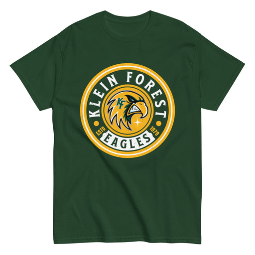 Klein Forest High School Golden Eagles Classic Unisex Forest Green T-shirt 220