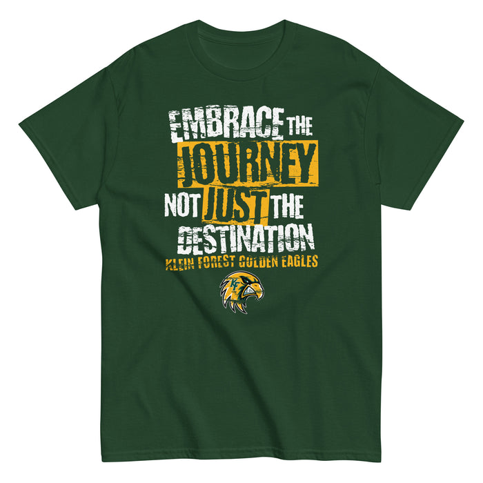 Klein Forest High School Golden Eagles Classic Unisex Forest Green T-shirt 232