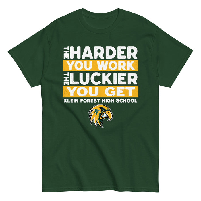 Klein Forest High School Golden Eagles Classic Unisex Forest Green T-shirt 238