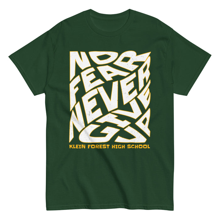 Klein Forest High School Golden Eagles Classic Unisex Forest Green T-shirt 236