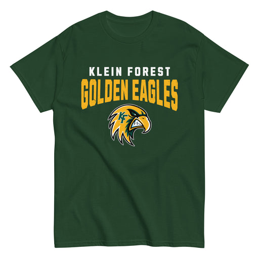 Klein Forest High School Golden Eagles Classic Unisex Forest Green T-shirt 234