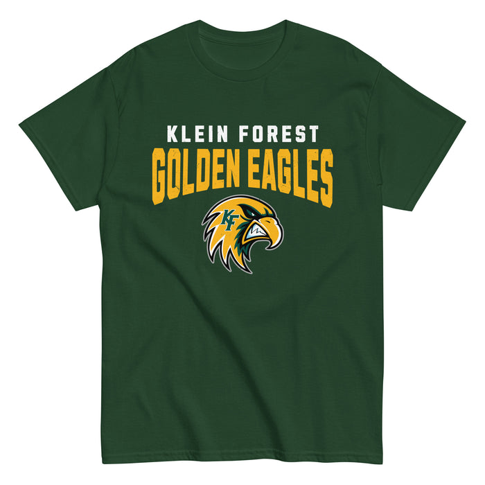 Klein Forest High School Golden Eagles Classic Unisex Forest Green T-shirt 234