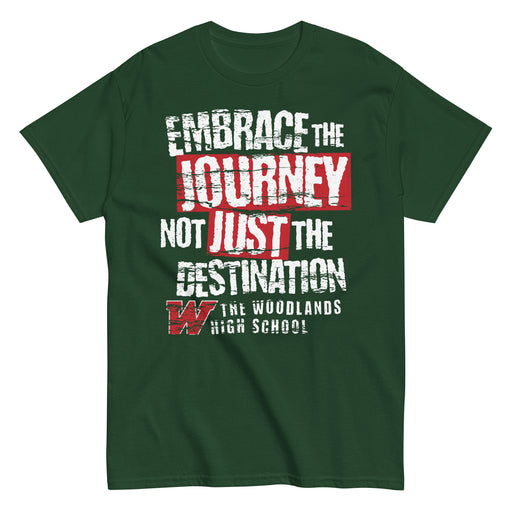 The Woodlands High School Highlanders Forest Green Classic Unisex T-shirt 232