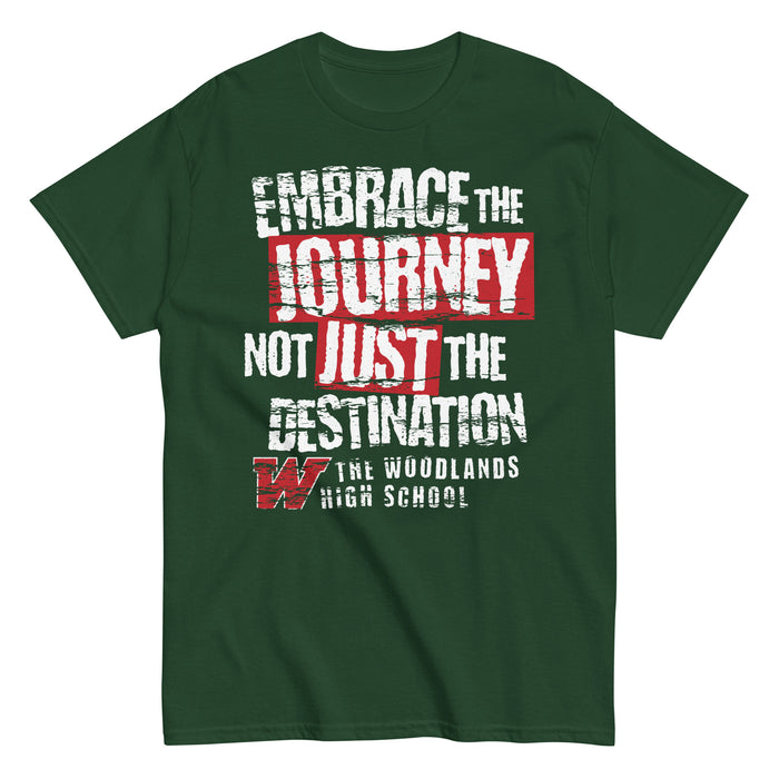 The Woodlands High School Highlanders Forest Green Classic Unisex T-shirt 232