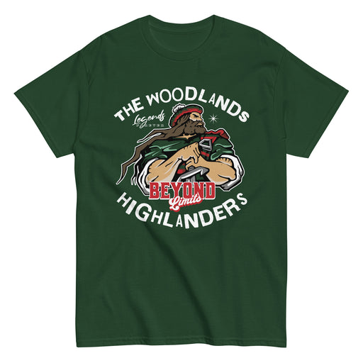 The Woodlands High School Highlanders Forest Green Classic Unisex T-shirt 228