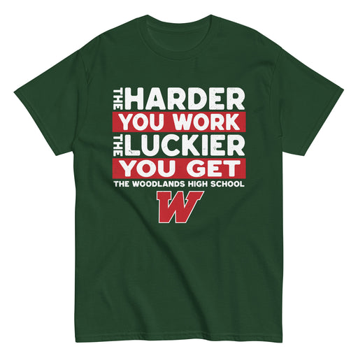 The Woodlands High School Highlanders Forest Green Classic Unisex T-shirt 238
